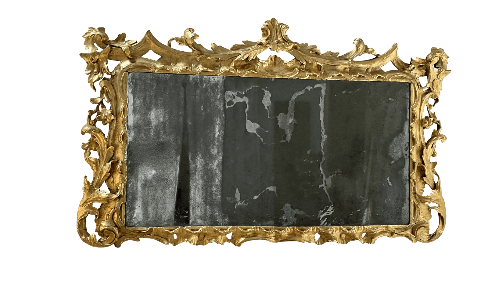 18th Century Carved Gilt Overmantel Mirror