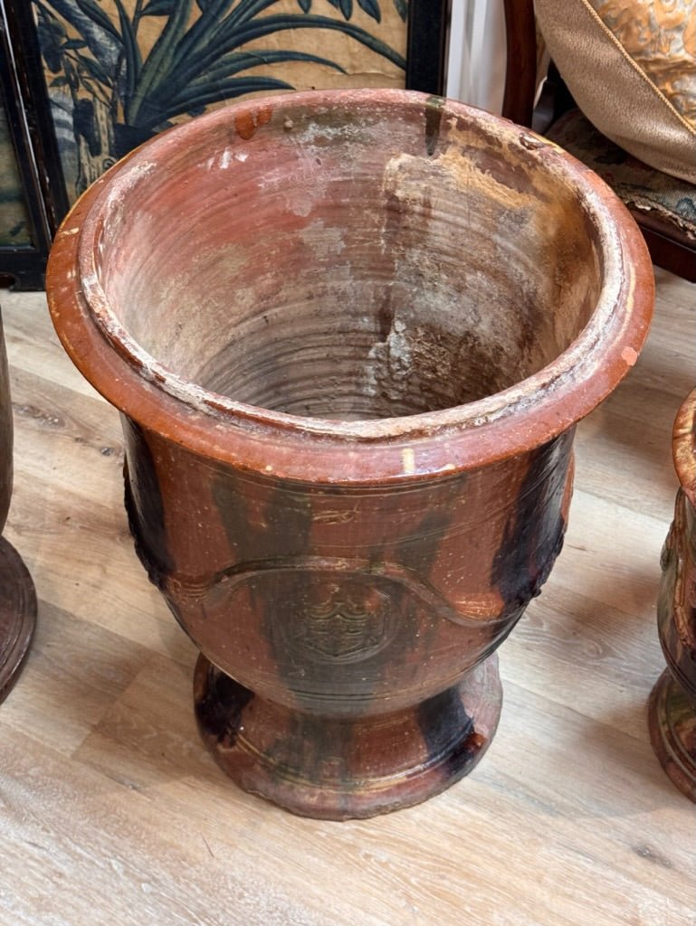 19th Century Large Anduze planter, signed Boisset Anduze - Helen Storey Antiques