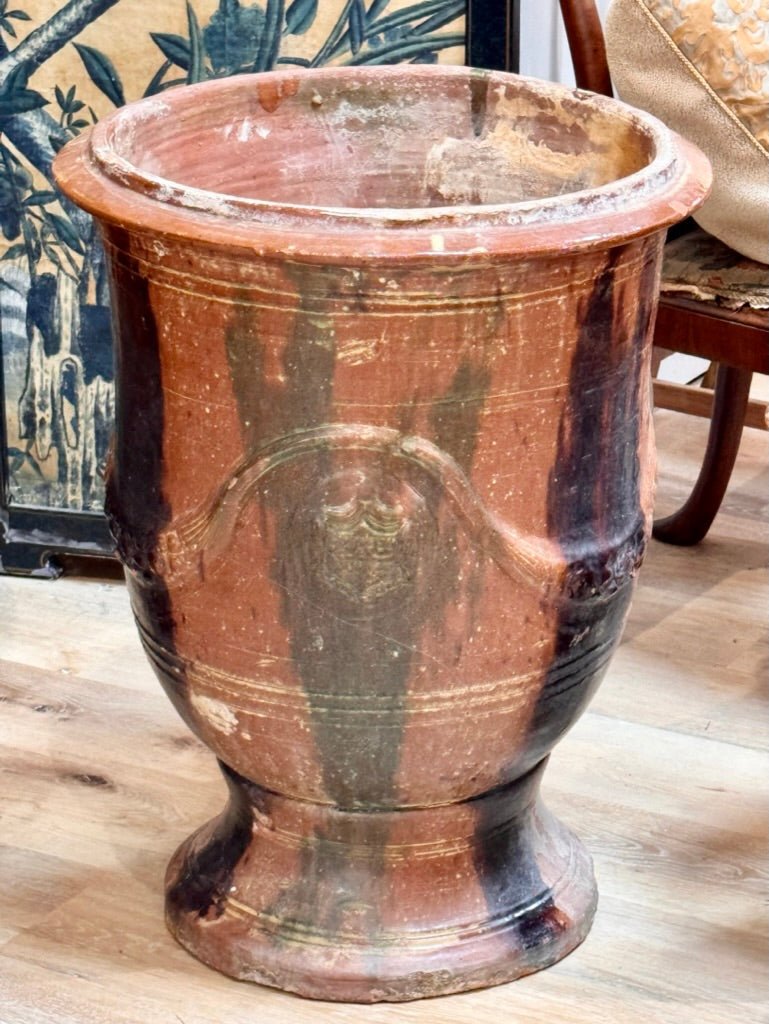 19th Century Large Anduze planter, signed Boisset Anduze - Helen Storey Antiques