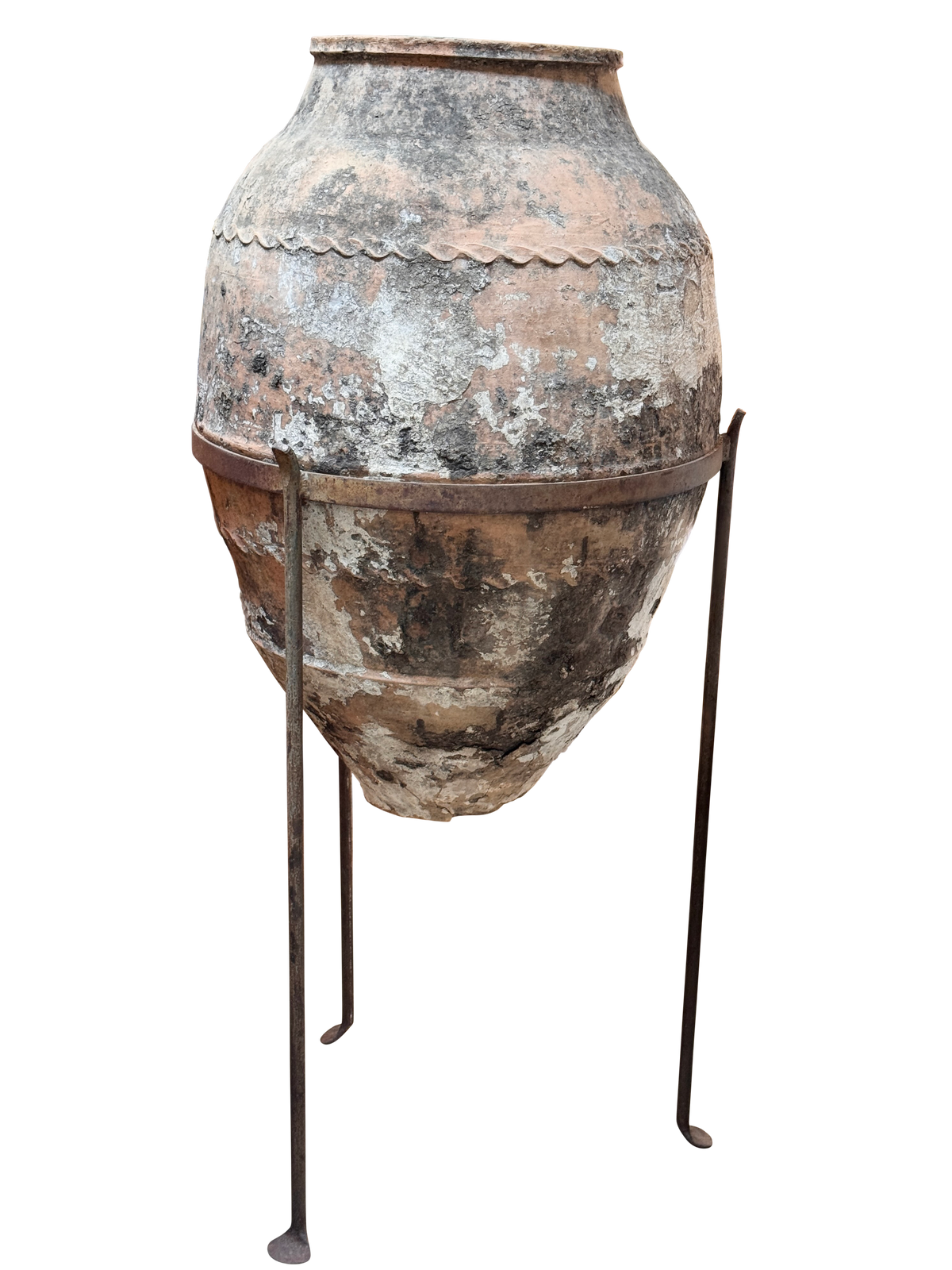 Early Anatolian terracotta storage jar, likely 18th century