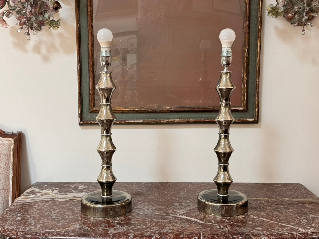 Pair Murano Table Lamps by Alberto Donà, circa 1970