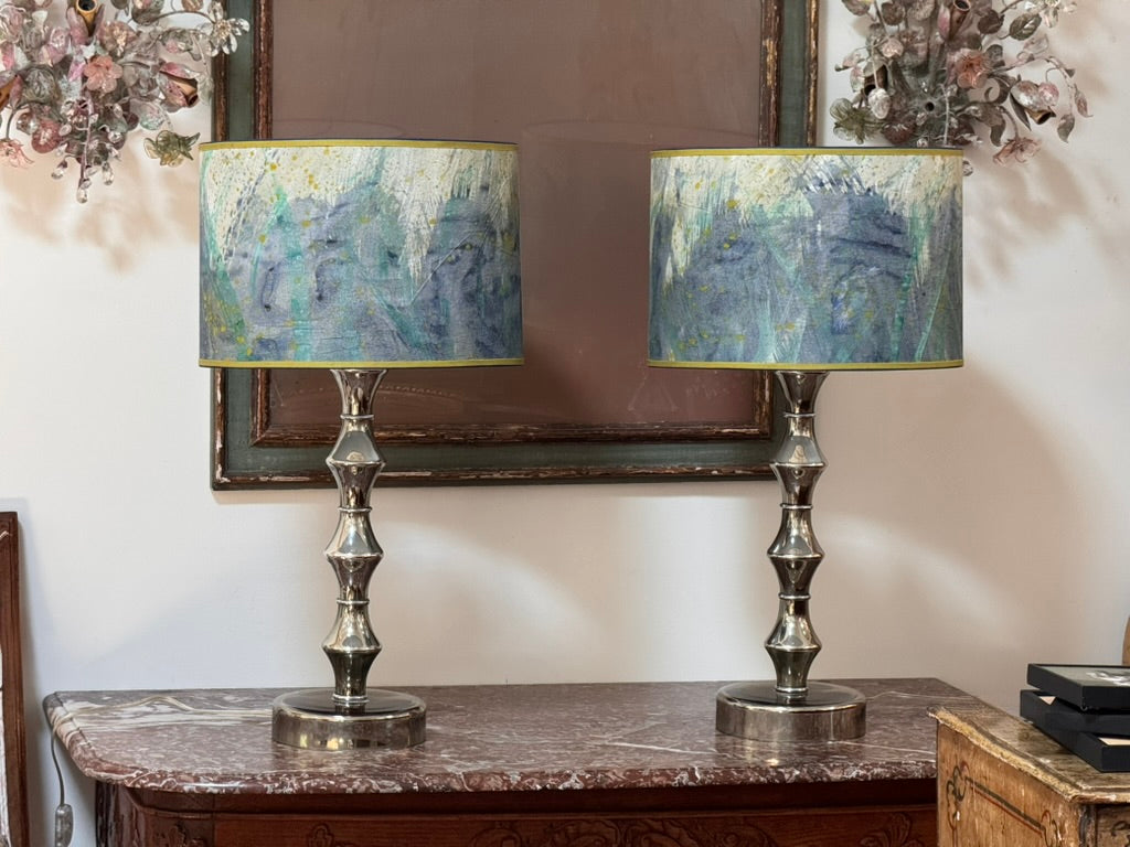 Pair Murano Table Lamps by Alberto Donà, circa 1970