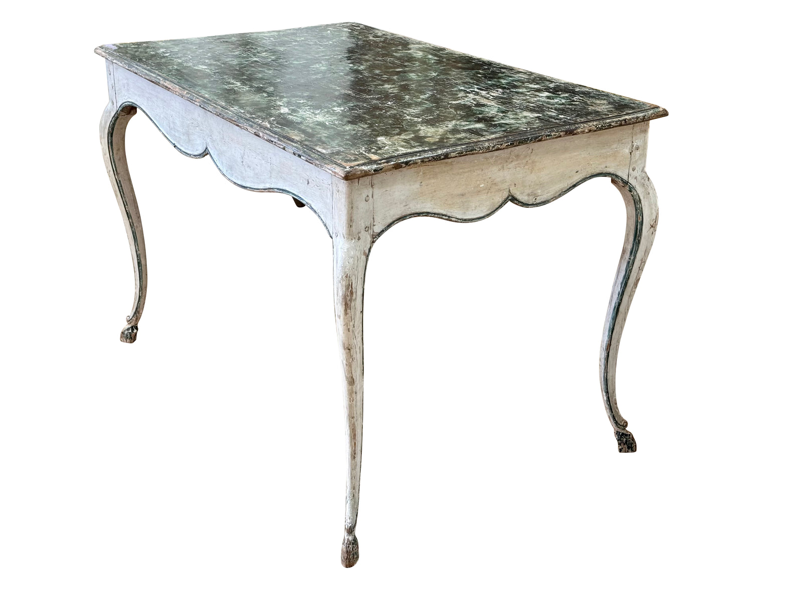 Louis XV Provencal painted center table or writing table,