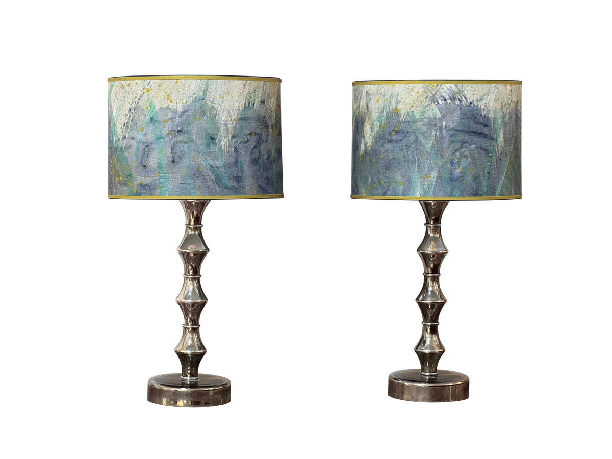 Pair Murano Table Lamps by Alberto Donà, circa 1970