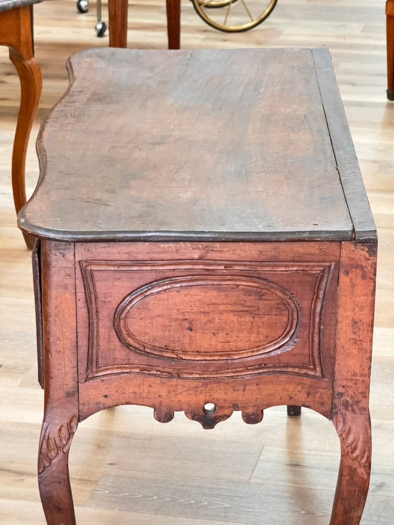 A Louis XV console or side table in richly patinated walnut - Helen Storey Antiques