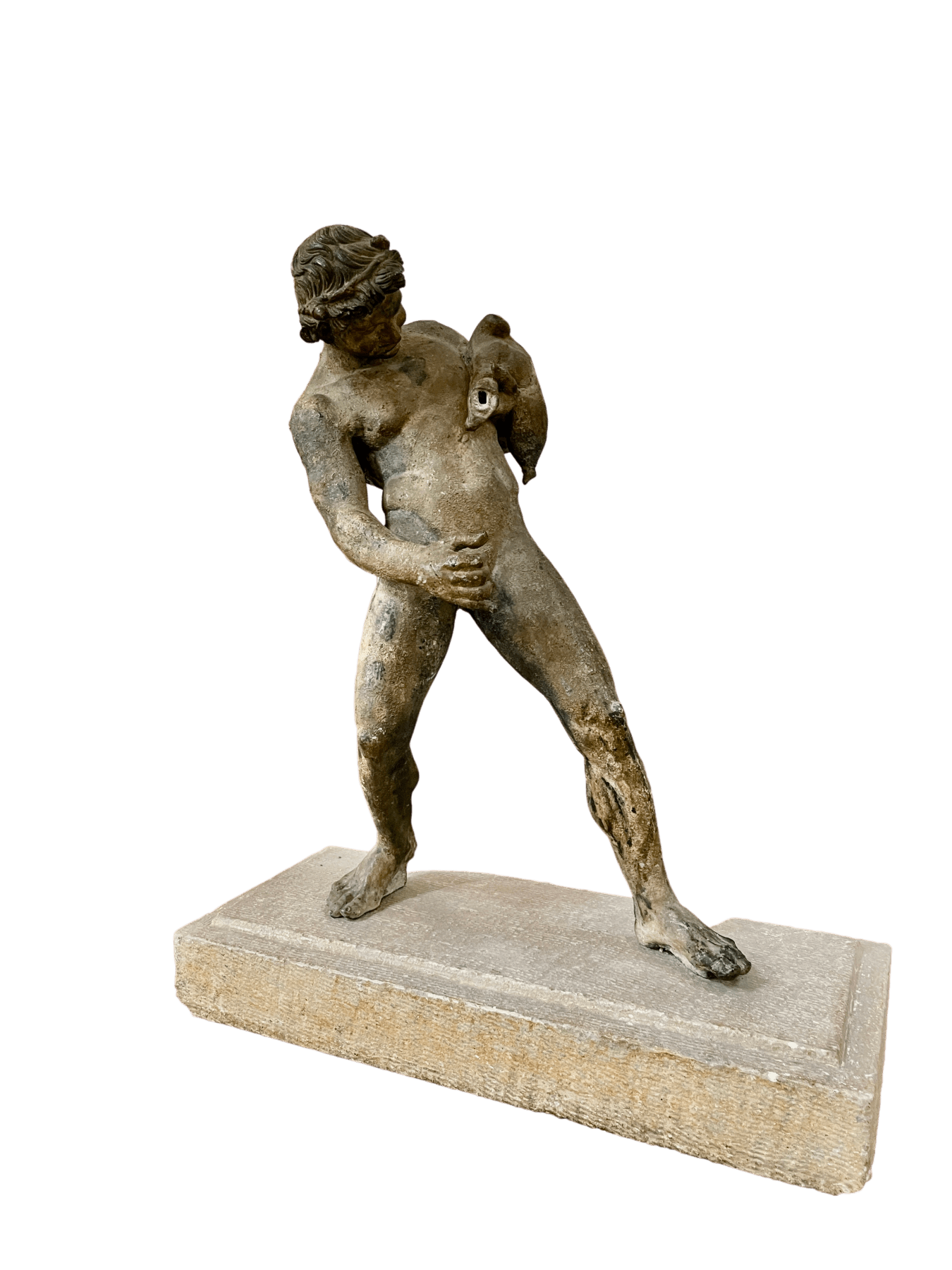 Bronze figure of a Satyr