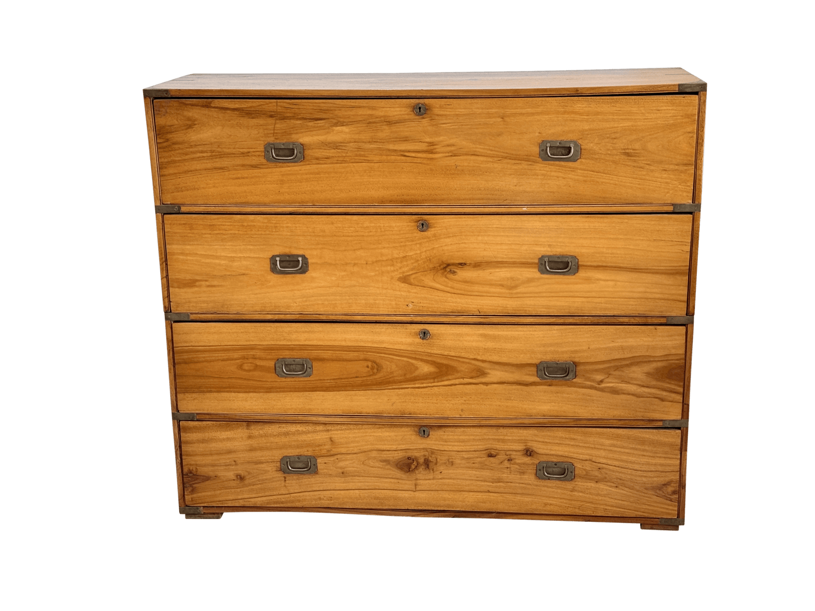 Campaign chest in camphorwood, Anglo-Indian, mid-19th century