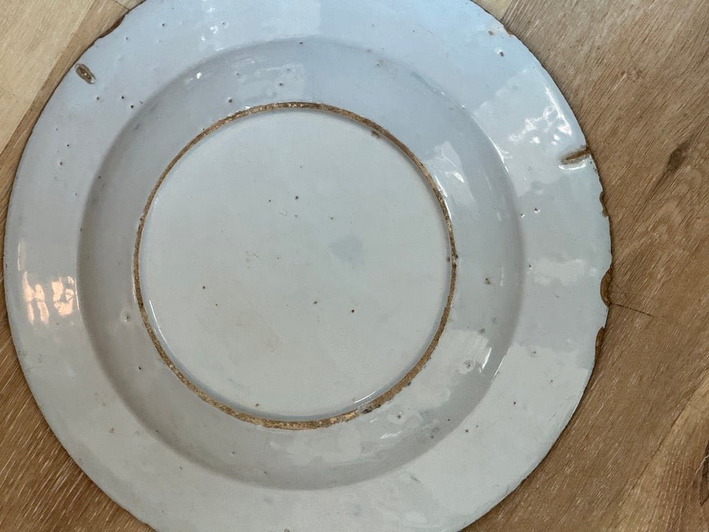 Delft Charger, c. 1760 - Helen Storey Antiques