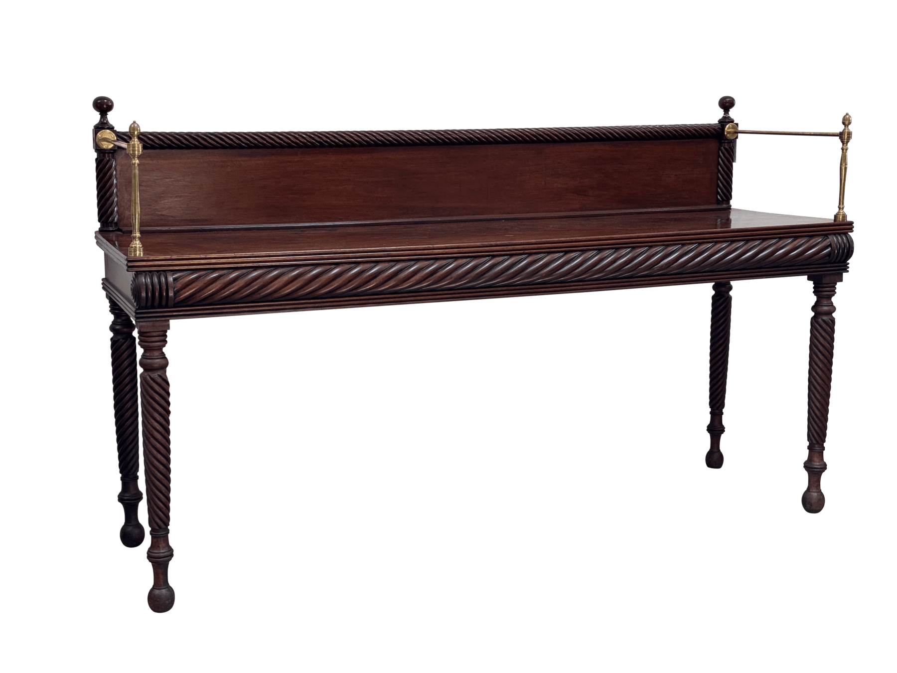 Fine and rare Irish server, sideboard, Dublin c. 1790-1810.