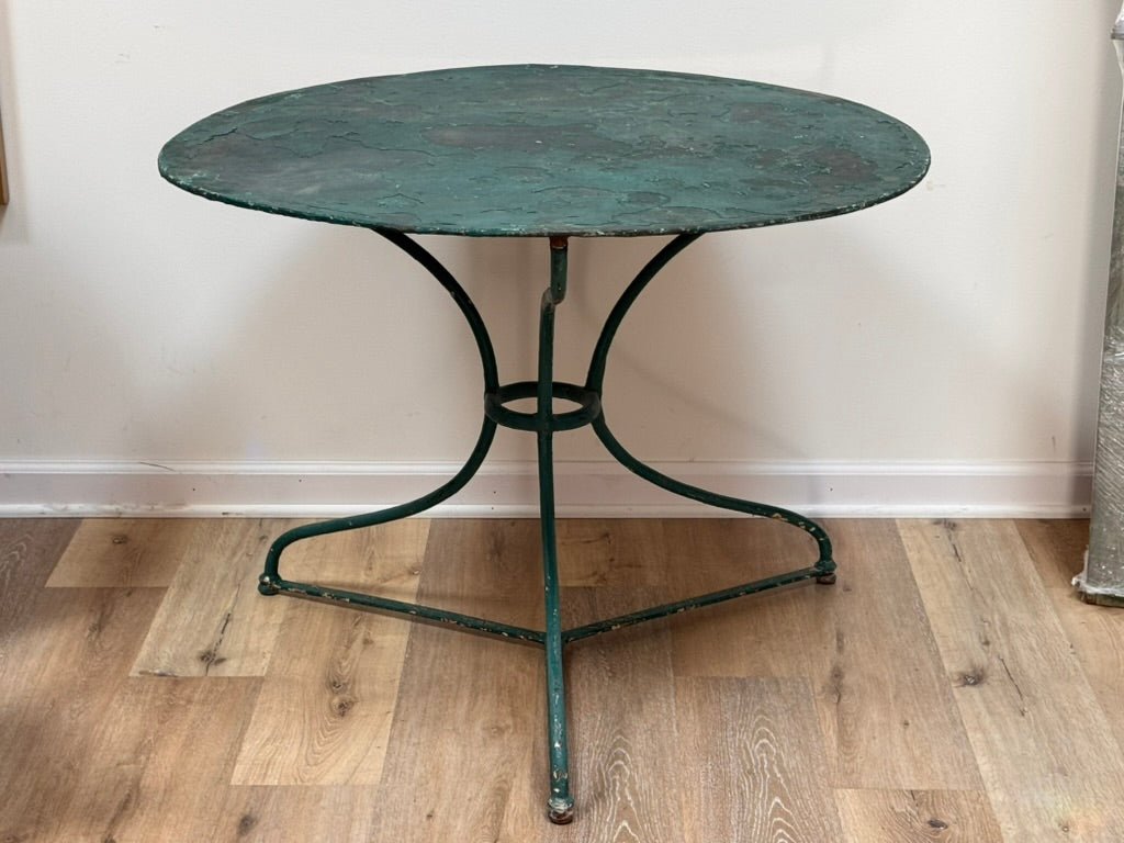 French wrought iron table and four chairs, circa 1890–1910, Provence - Helen Storey Antiques
