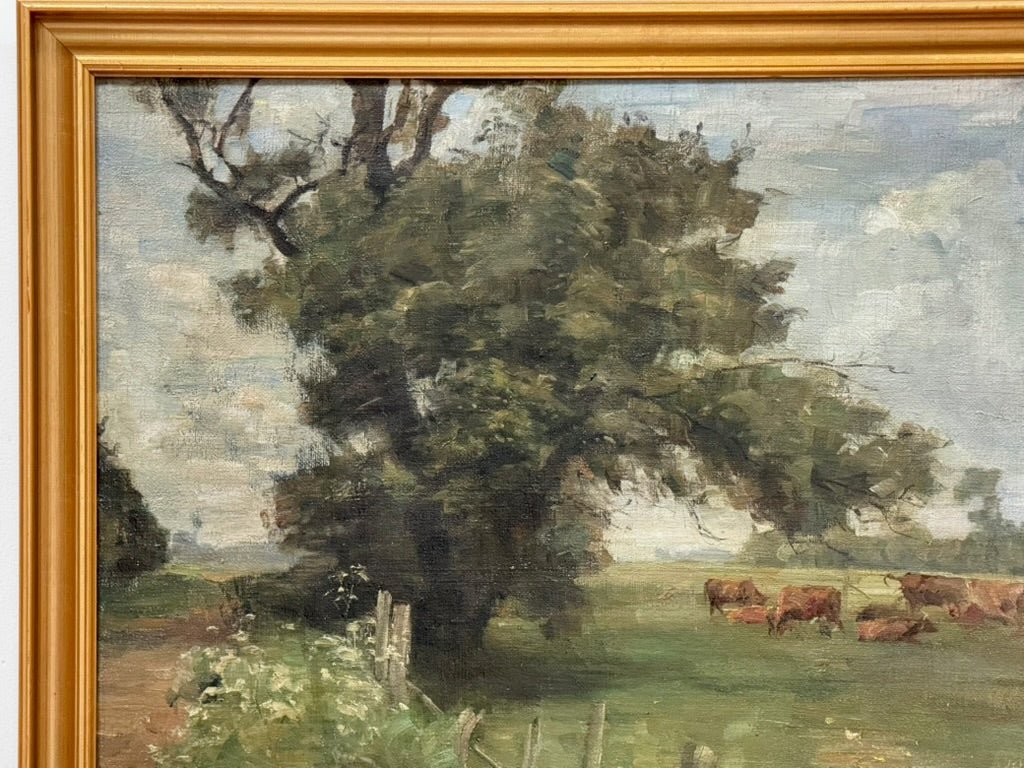 Landscape with cattle, Carl Vilhelm Holsøe - Helen Storey Antiques