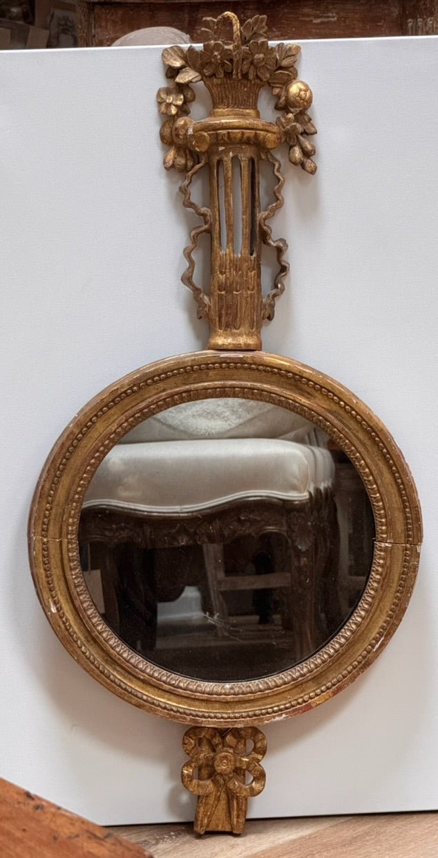 Pair of Carved Gilded Mirrors, 19th C. - Helen Storey Antiques