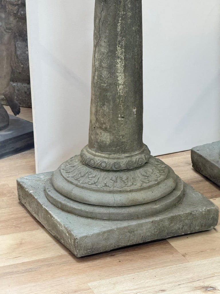 Pair of Large Cast Stone Urns - Helen Storey Antiques