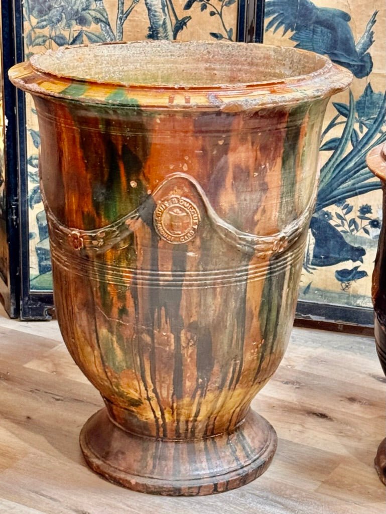 Rare Extra Large 19th Century Anduze Planter - Helen Storey Antiques