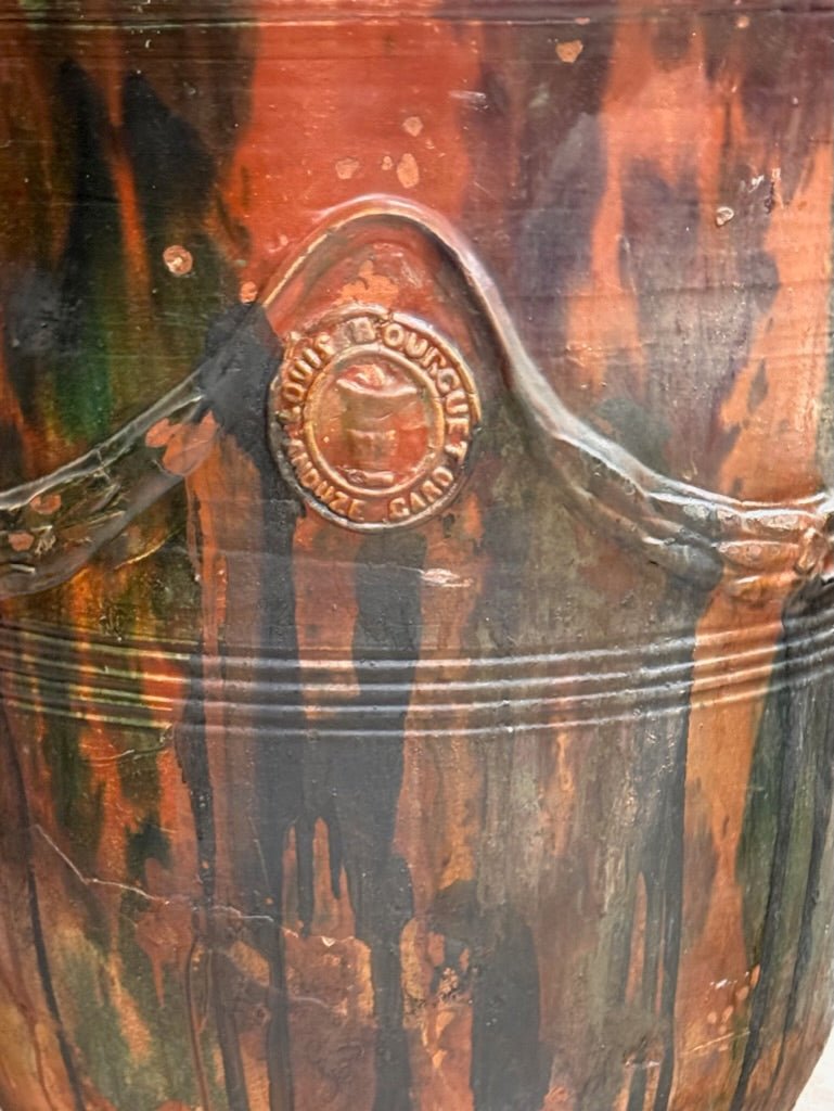 Rare Extra Large 19th Century Anduze Planter - Helen Storey Antiques