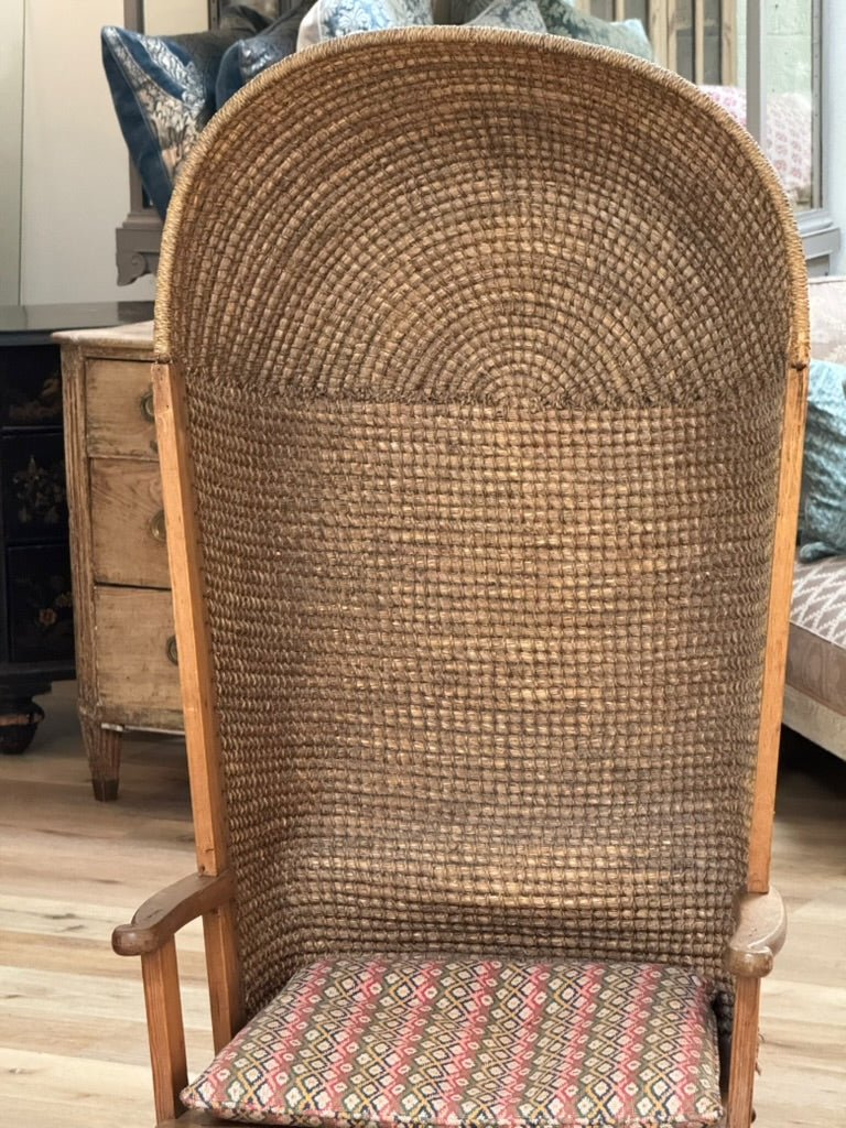Rare Oak and Rush Orkney Chair, Scotland, 18th century - Helen Storey Antiques