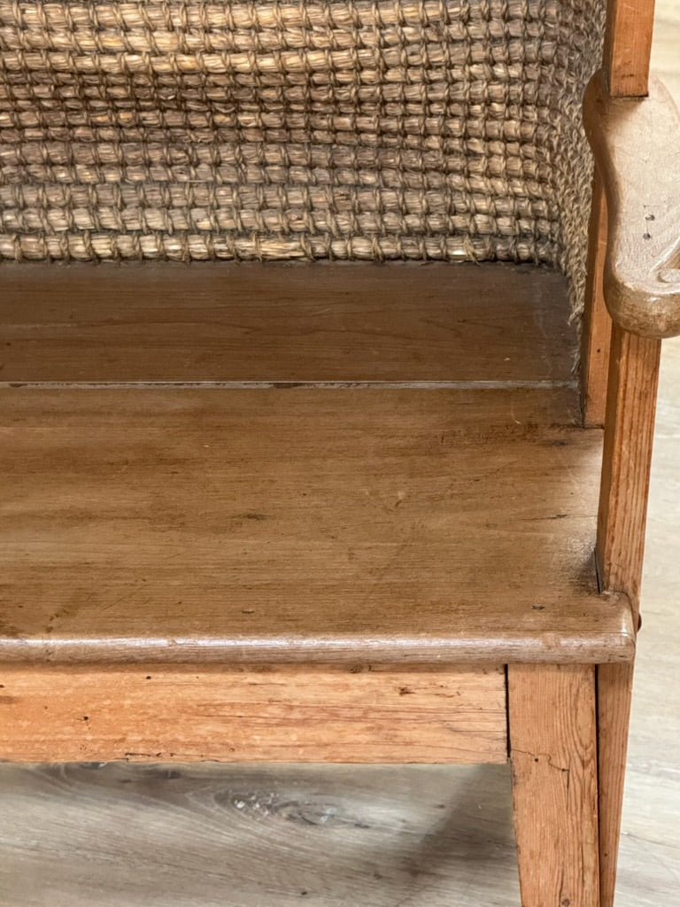 Rare Oak and Rush Orkney Chair, Scotland, 18th century - Helen Storey Antiques