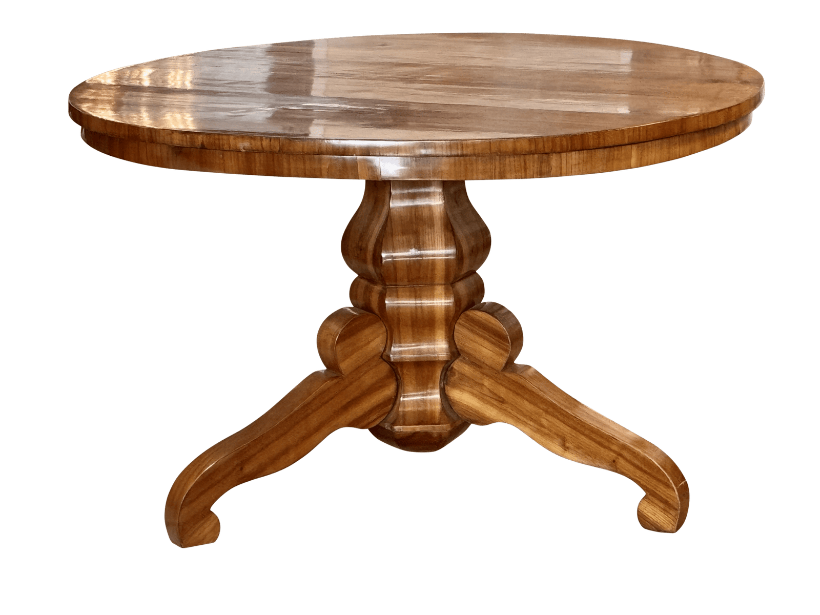Round dining table, 19th Century Biedermeier