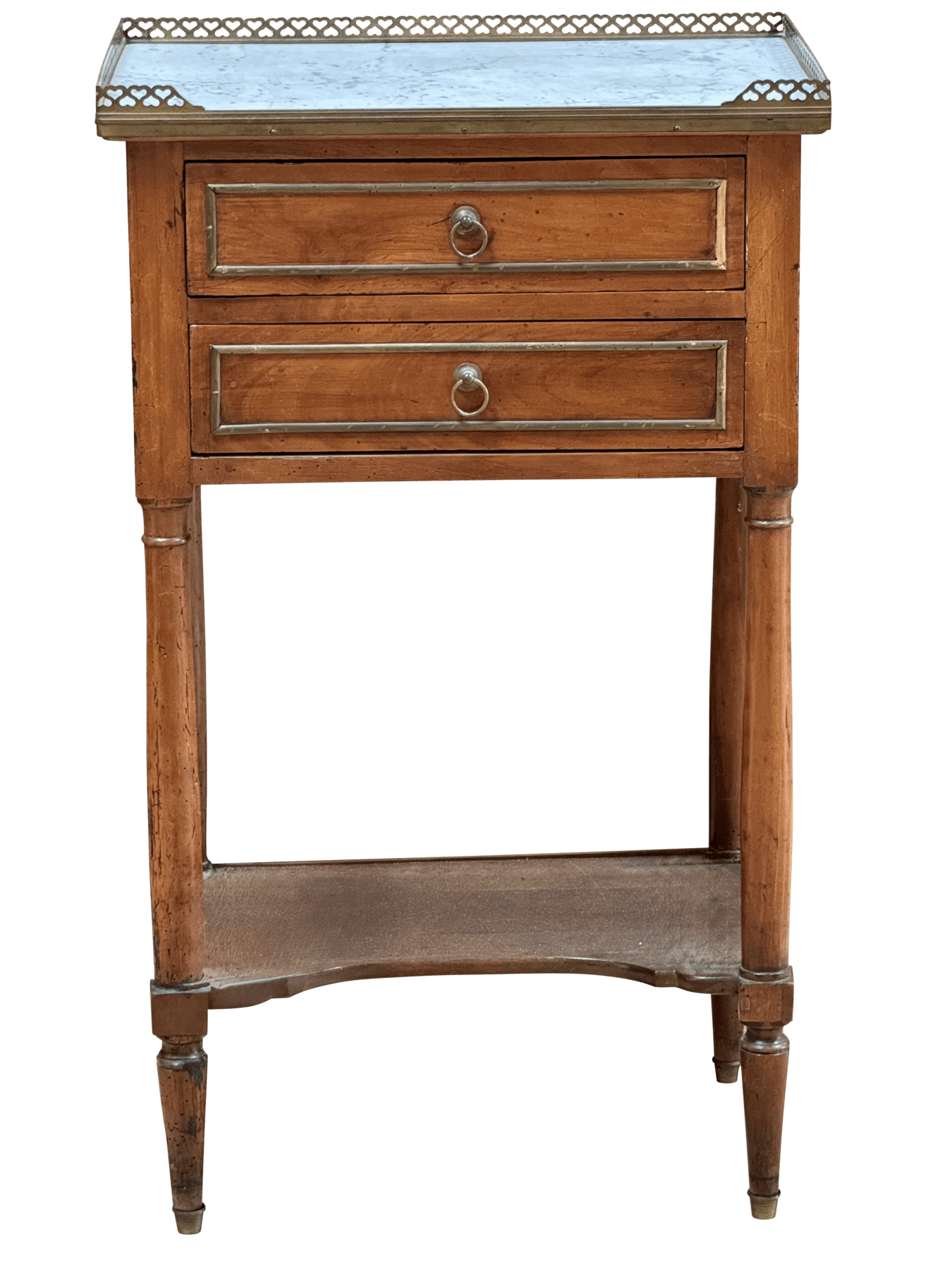 Side Table, French Directoire Marble-Top Circa 1800