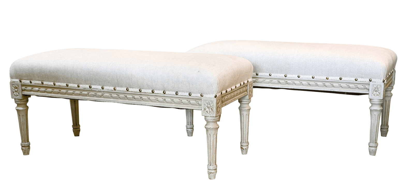 Swedish Gustavian Benches - Pair or Individual - Early 19th Century-late 18th Century