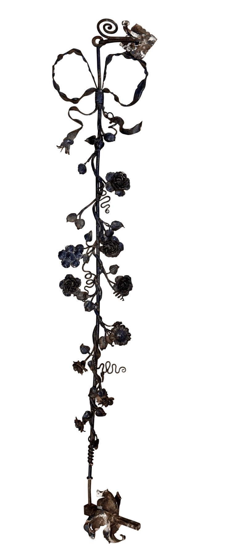 Wrought iron floral mount, France, 18th Century