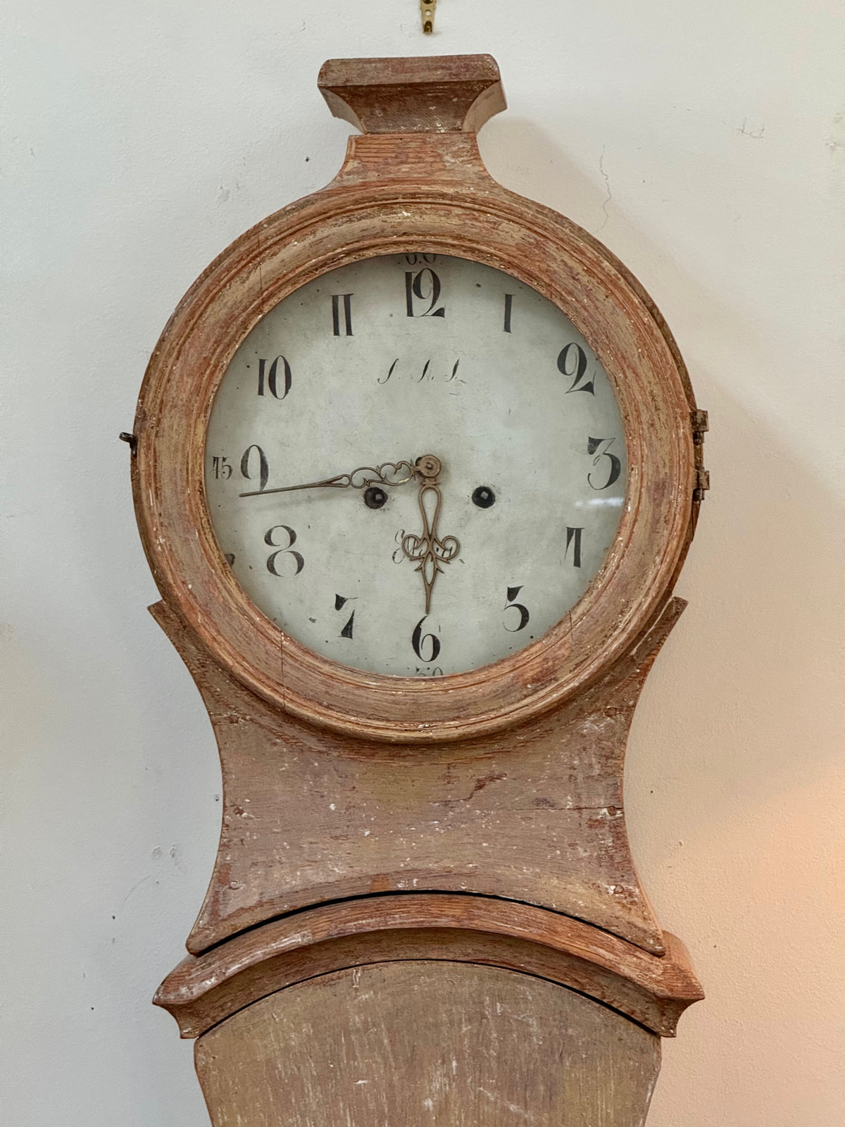 Early 19th C. Swedish Mora or floor Clock