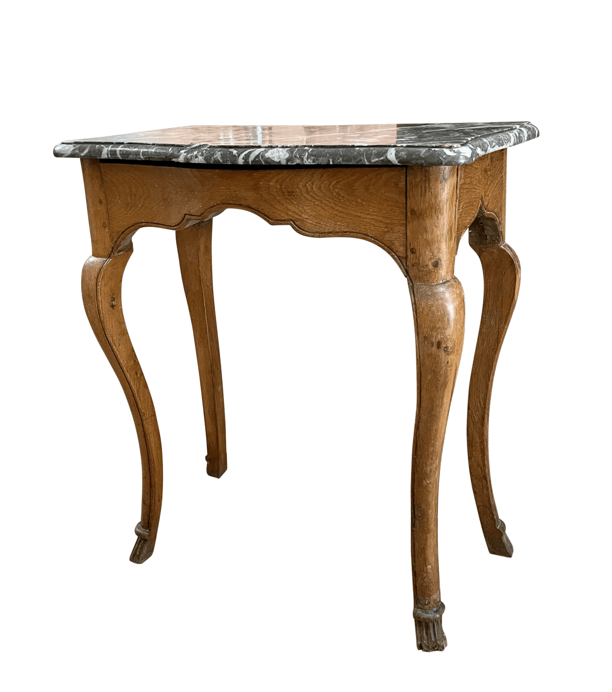 18th Century French side table with marble top - Helen Storey Antiques