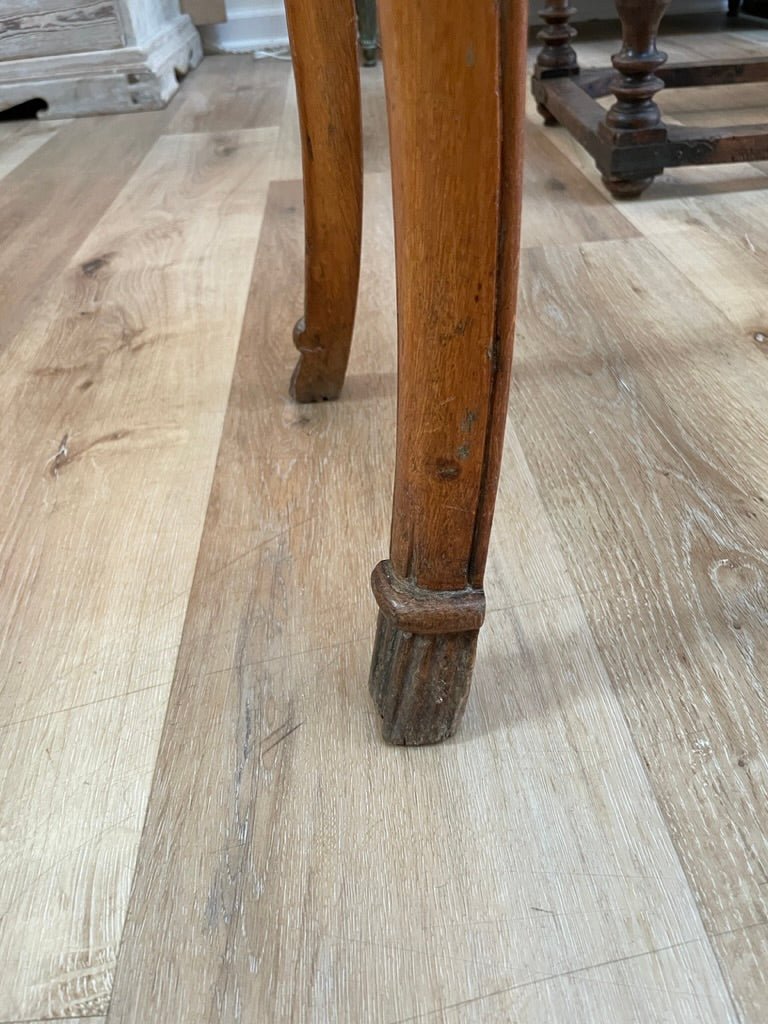 18th Century French side table with marble top - Helen Storey Antiques