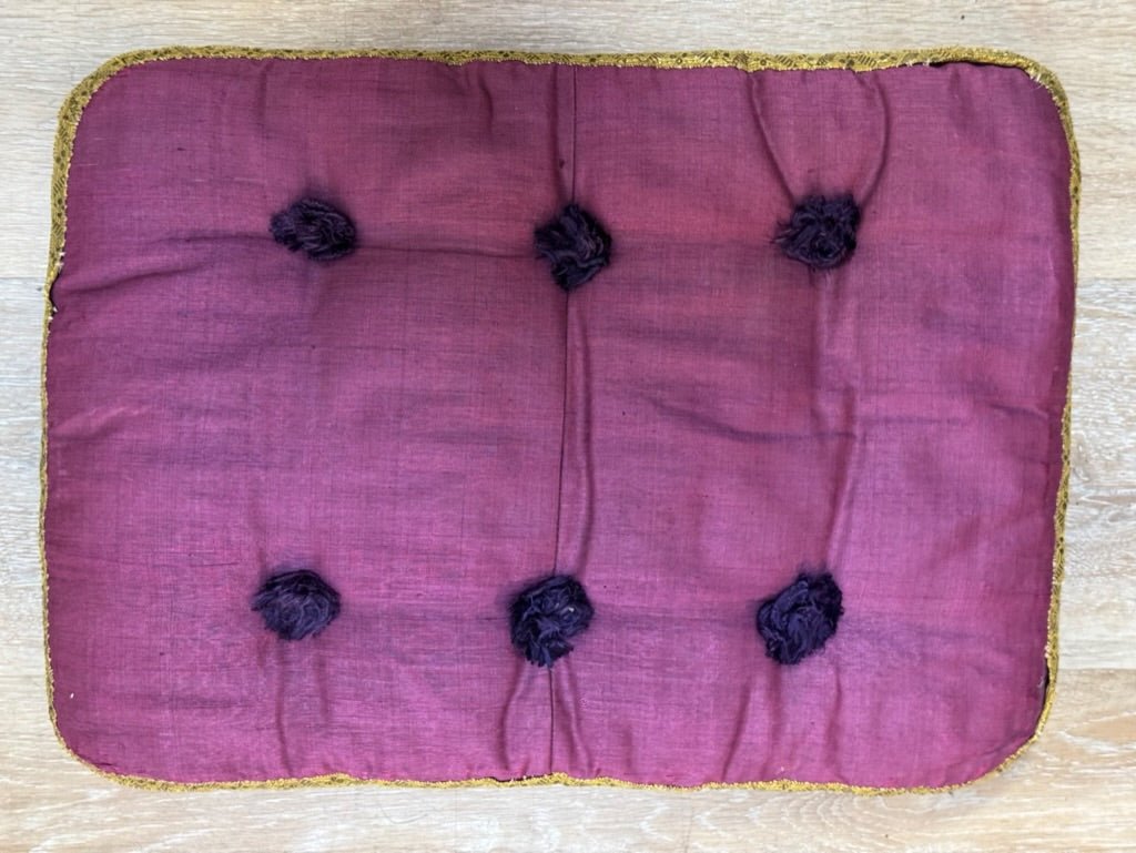 18th Century silk Italian convent cushions - Helen Storey Antiques