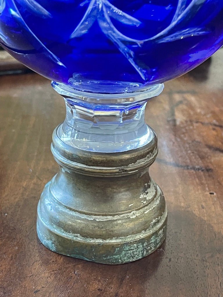 19th Century Baccarat Hand - Cut Boulle d&#39;Escaliere - Helen Storey Antiques