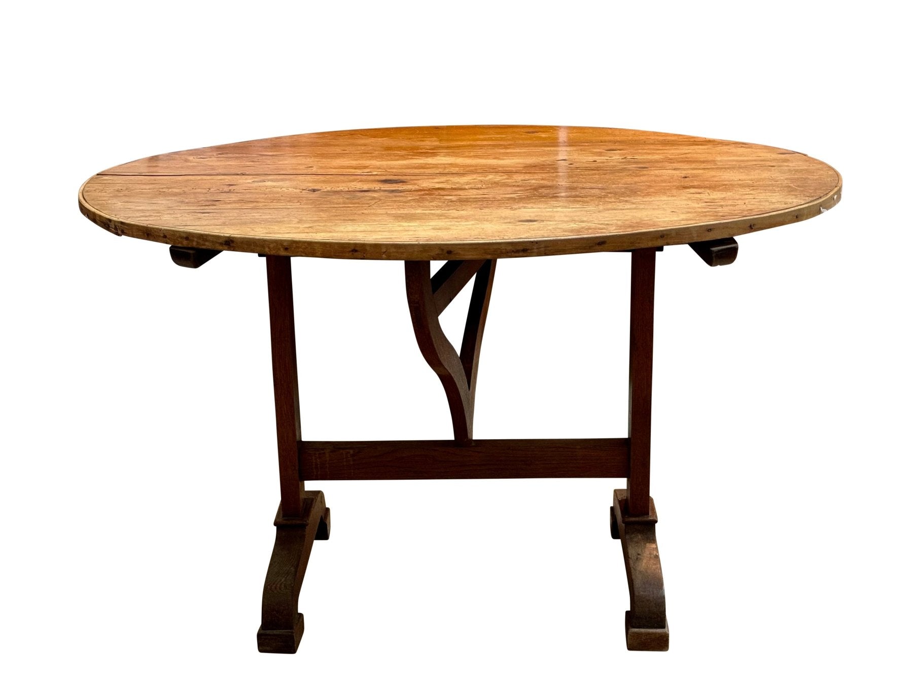 19th Century French Vendage Wine Tasting Table