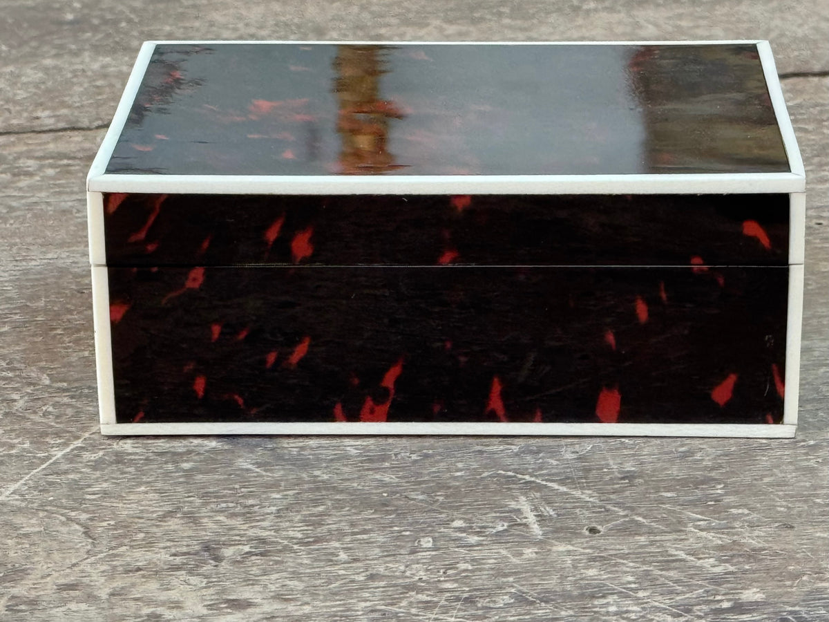Antique English Tortoiseshell Box