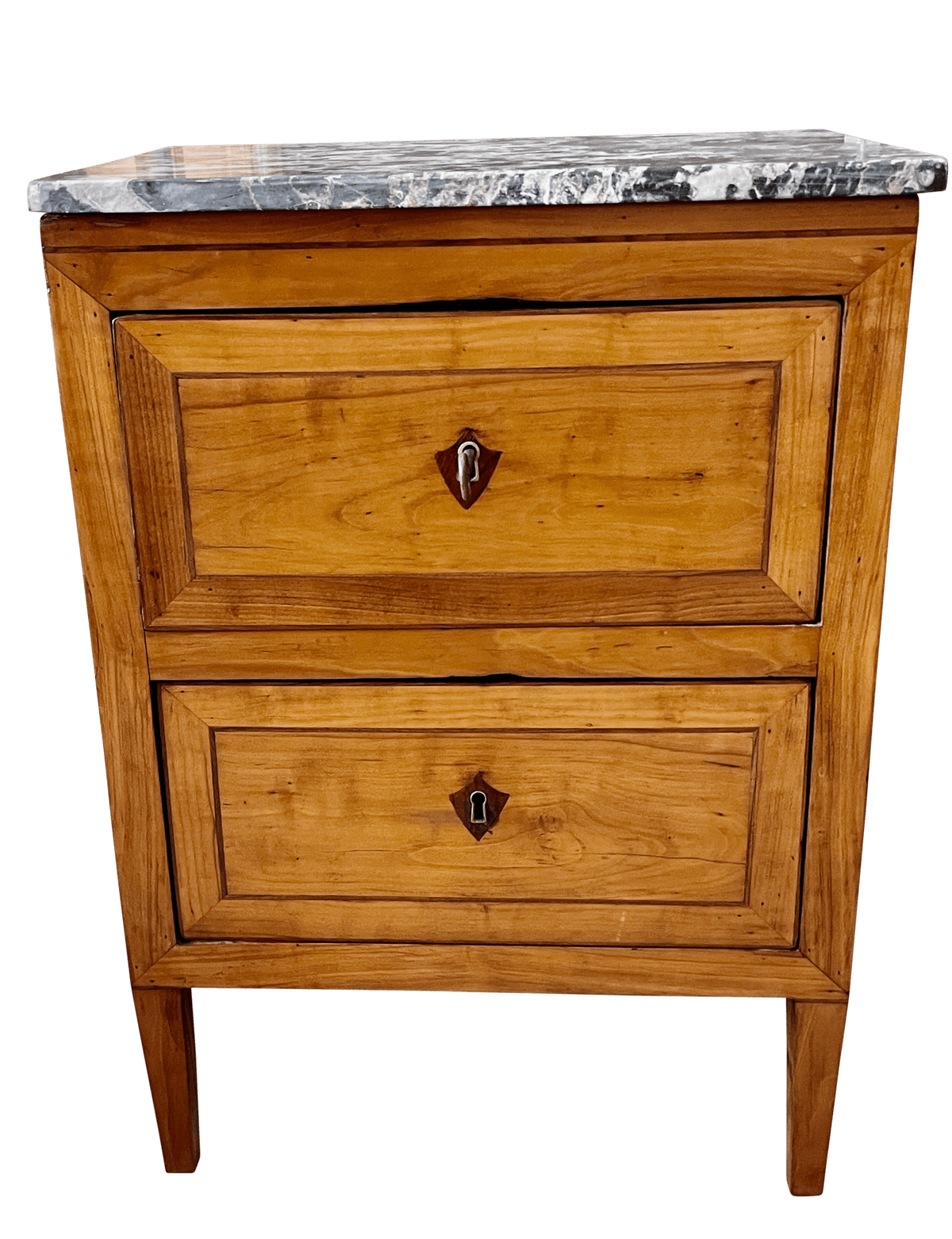 A 19th C. Continental two - drawer side table - Helen Storey Antiques