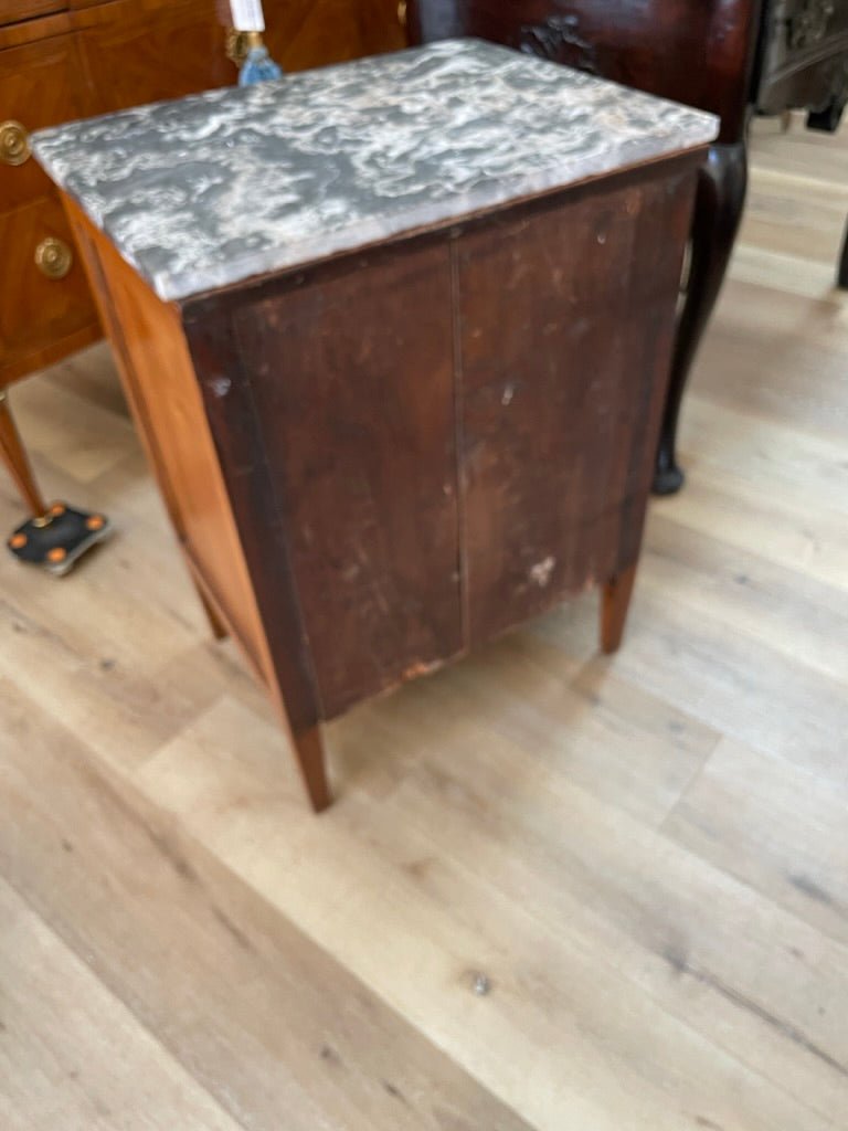 A 19th C. Continental two - drawer side table - Helen Storey Antiques