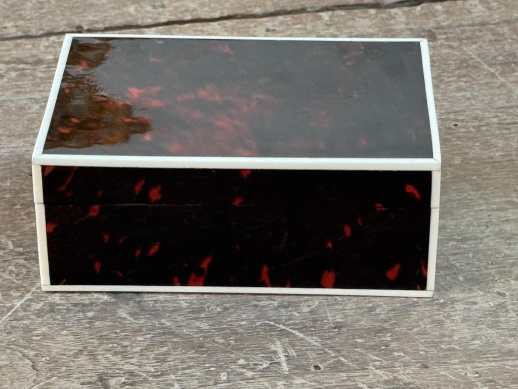 Antique English Tortoiseshell Box - Helen Storey Antiques