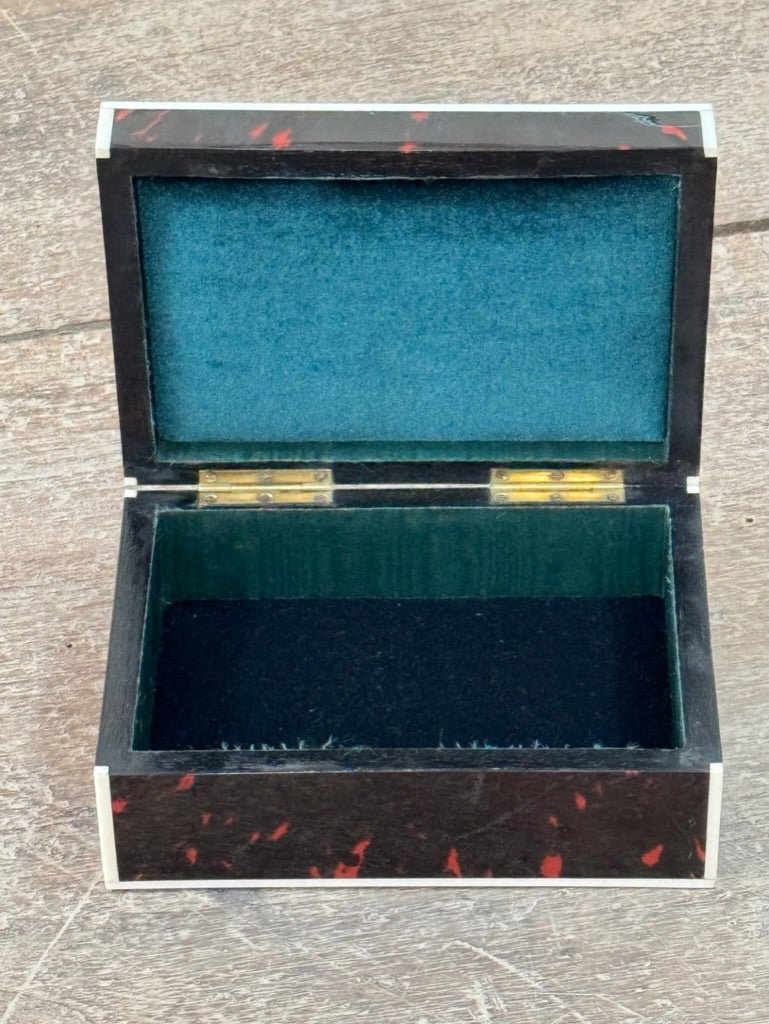 Antique English Tortoiseshell Box - Helen Storey Antiques