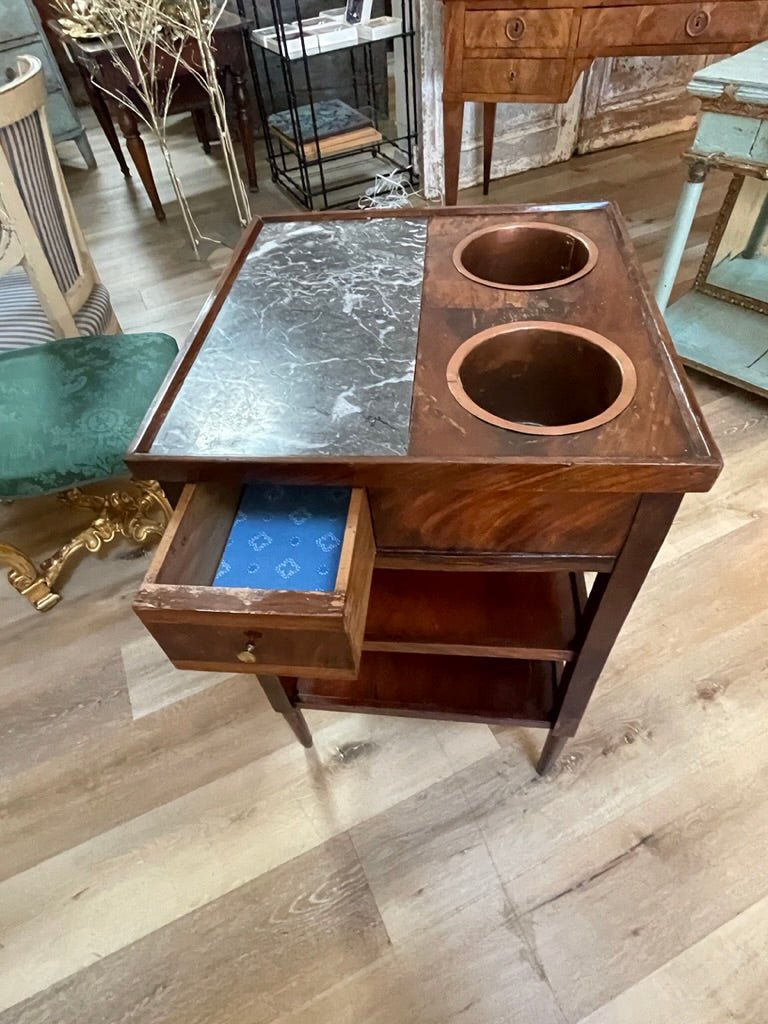 Early 19th Century Directoire Mahogany Rafraichissoir - Helen Storey Antiques