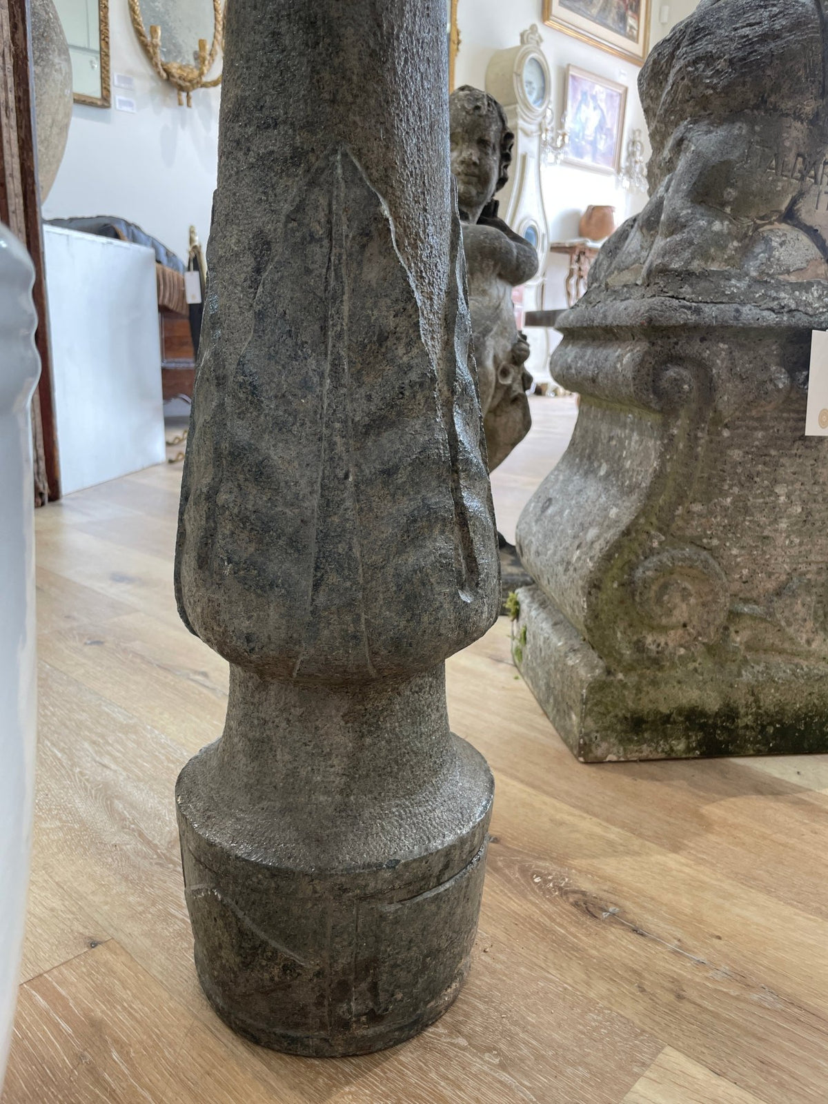 Early Italian marble font or fountain or birdbath, 17th Century - Helen Storey Antiques
