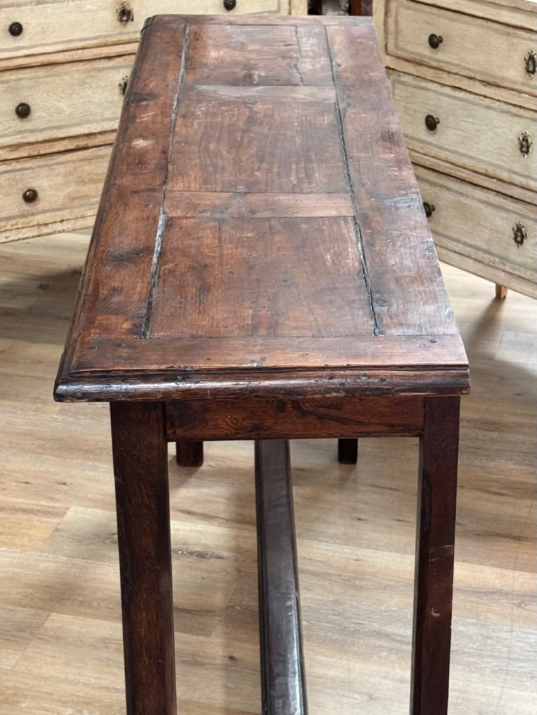 French Provincial Walnut Console, 19th Century - Helen Storey Antiques