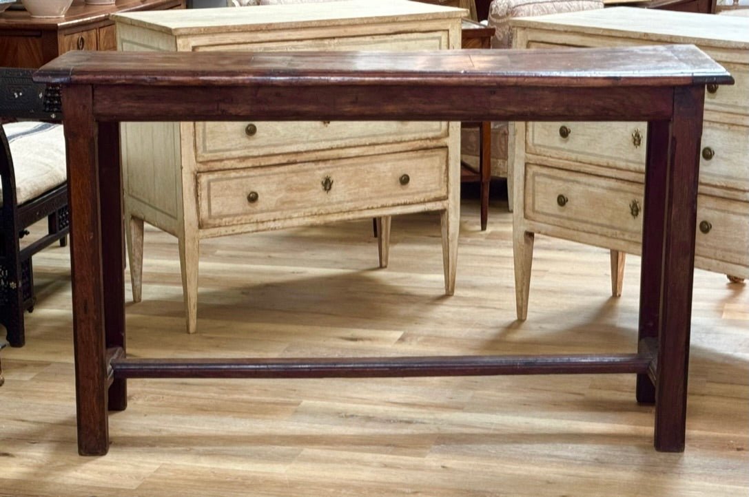 French Provincial Walnut Console, 19th Century - Helen Storey Antiques