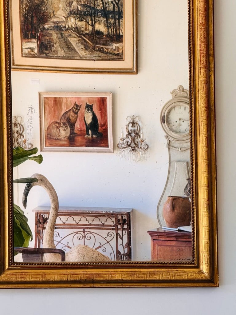 Large authentic period Louis Phillipe mirror, c. 1840 - Helen Storey Antiques