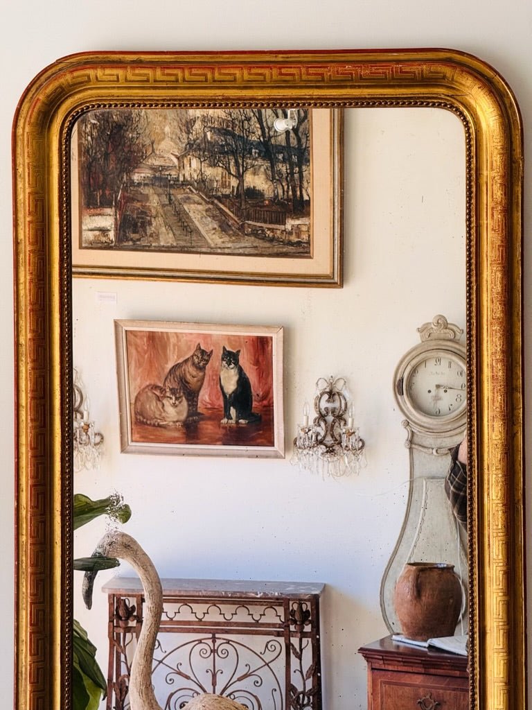 Large authentic period Louis Phillipe mirror, c. 1840 - Helen Storey Antiques