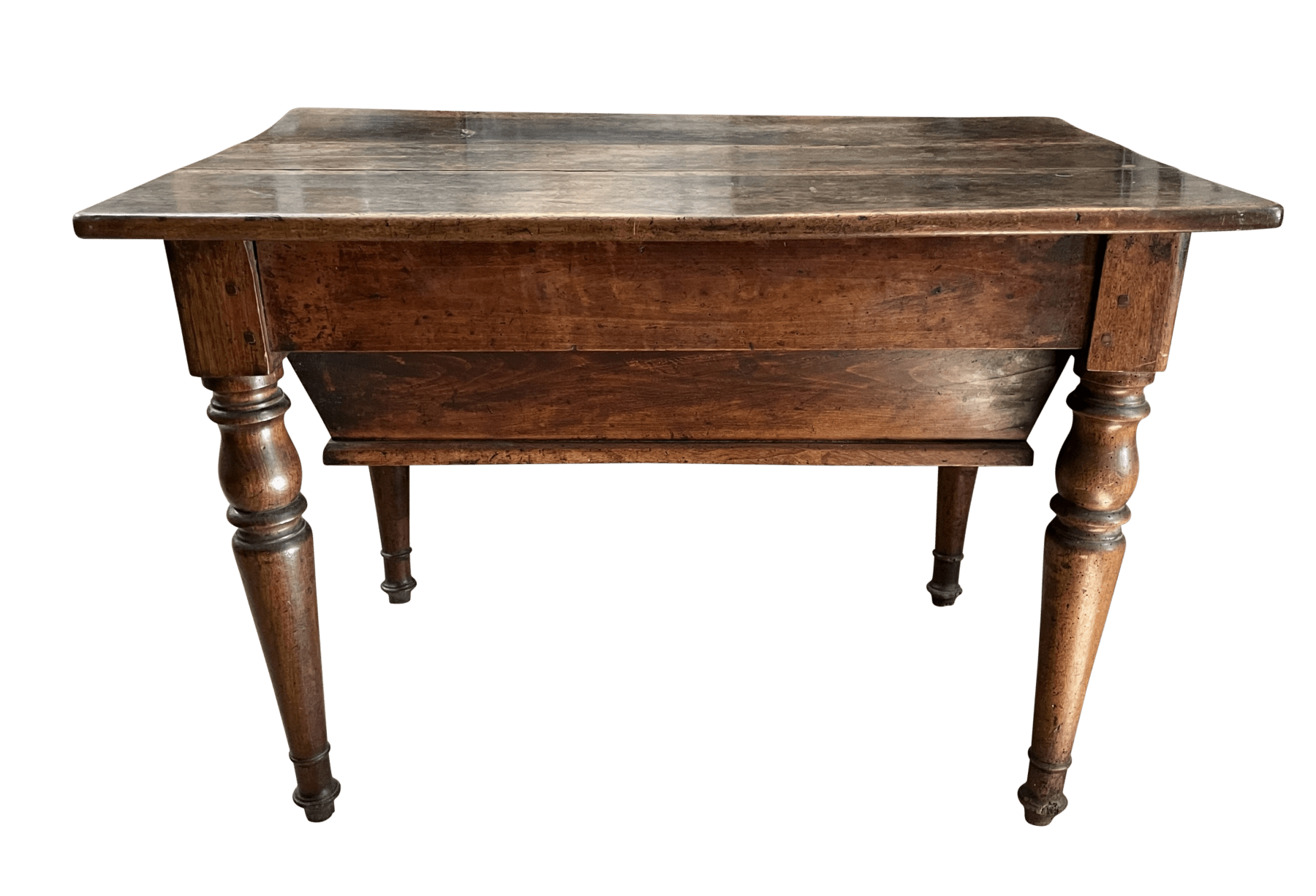 Late 18th-early 19th French Provincial walnut dough table