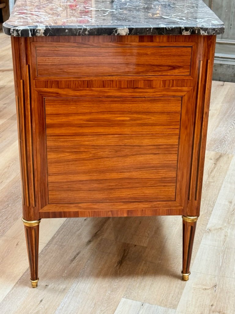 Louis XVI Commode, late 18th Century. Stamped G. DESTER (Godefroy; Maitre in 1774). - Helen Storey Antiques
