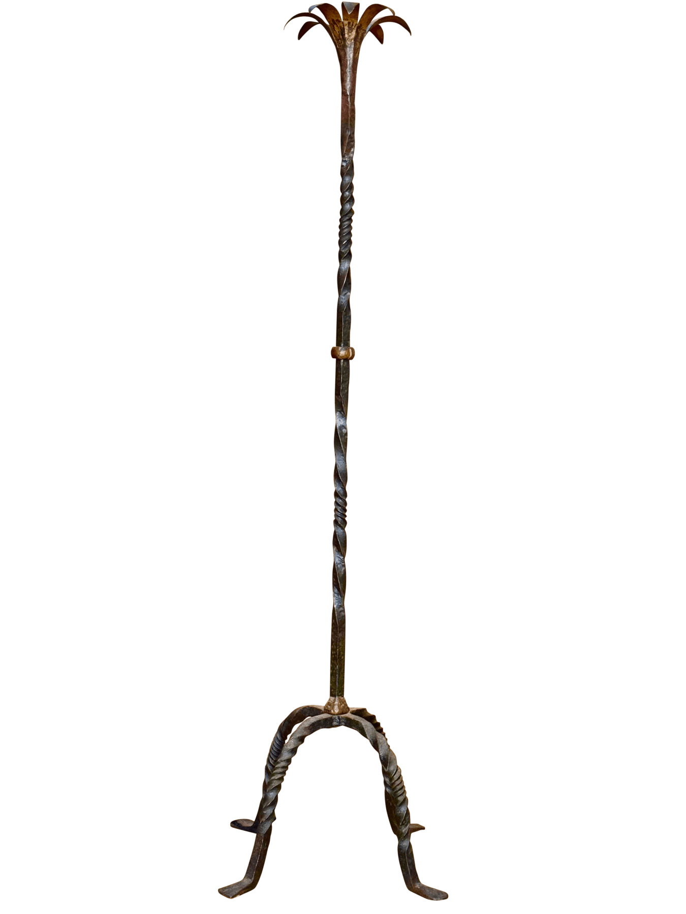 Mid-Century French Iron Floor Lamp