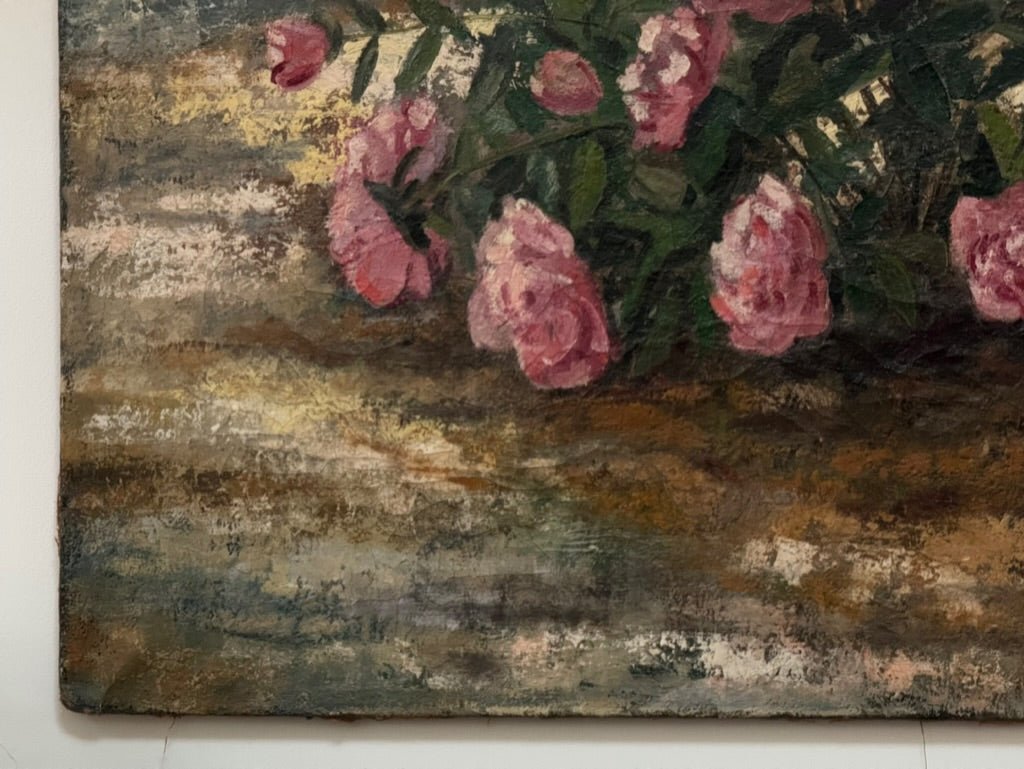 Oil on Canvas, Peonies by Cosson (1878 - 1956) - Helen Storey Antiques