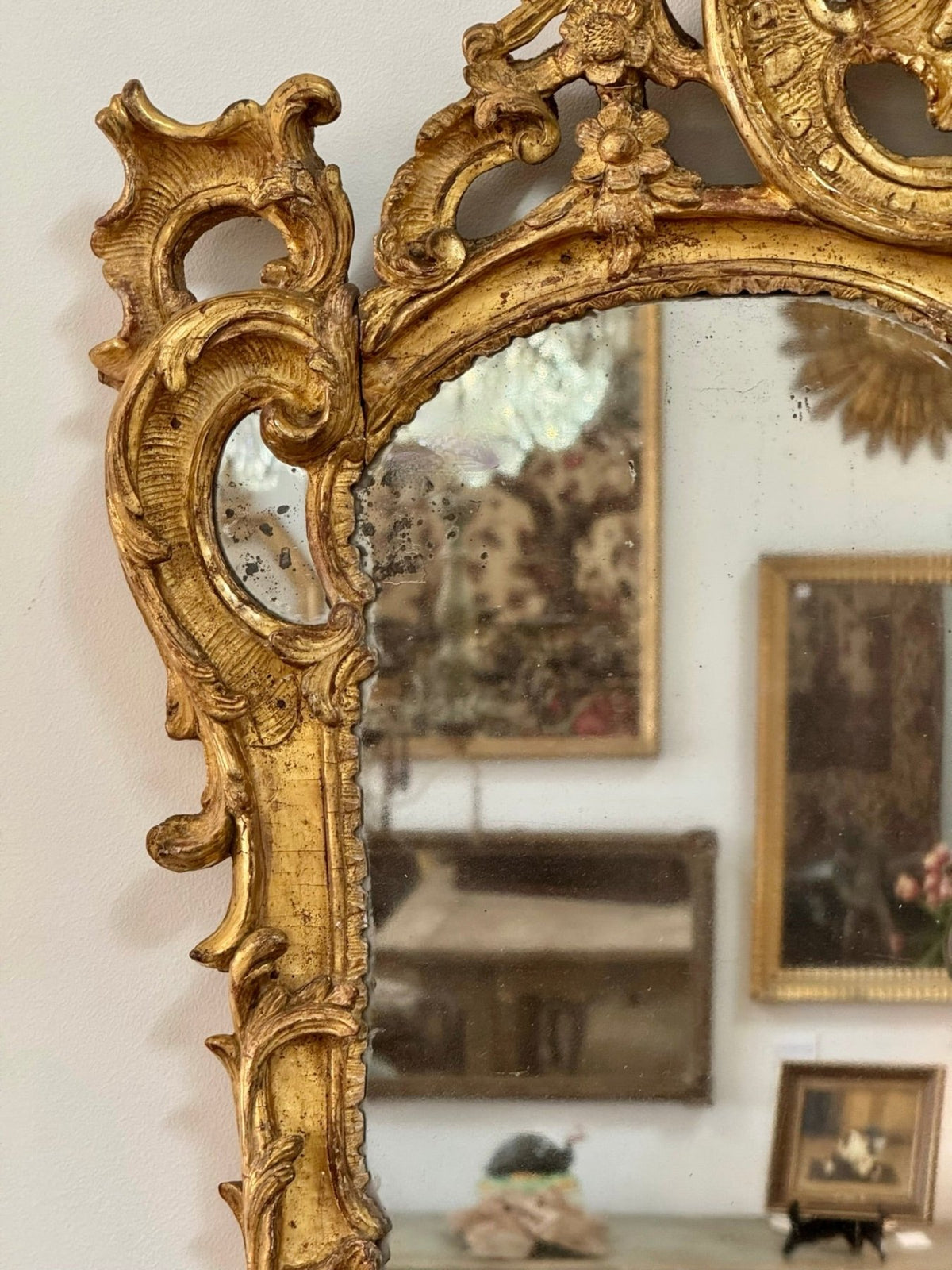Outstanding Louis XV Mirror, c. 1750 - Helen Storey Antiques