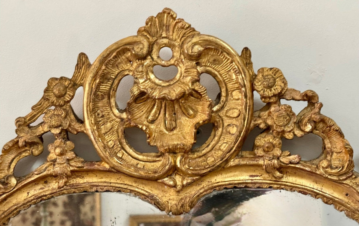 Outstanding Louis XV Mirror, c. 1750 - Helen Storey Antiques