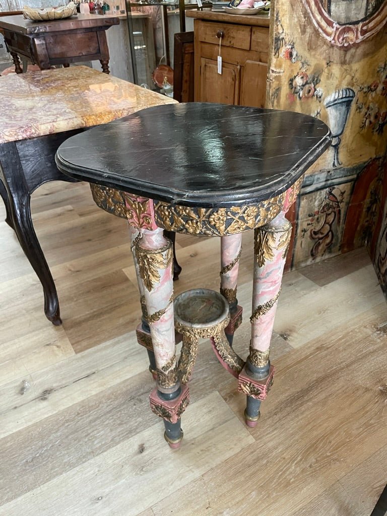 Painted and Carved Occasional Table - Helen Storey Antiques