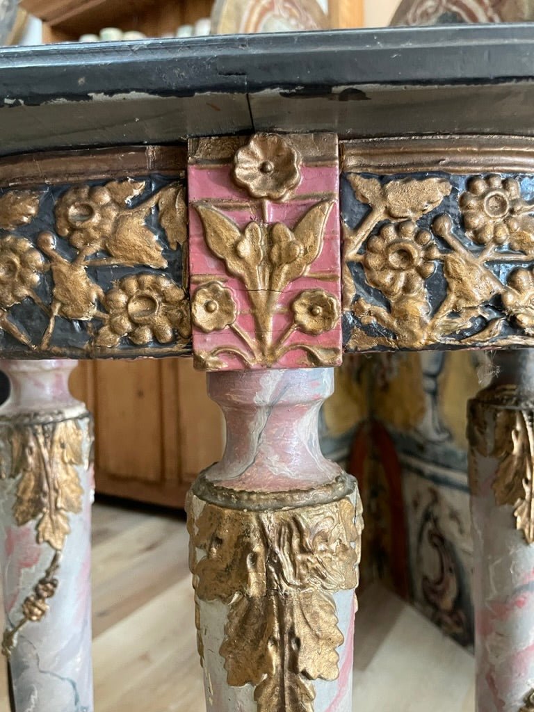 Painted and Carved Occasional Table - Helen Storey Antiques